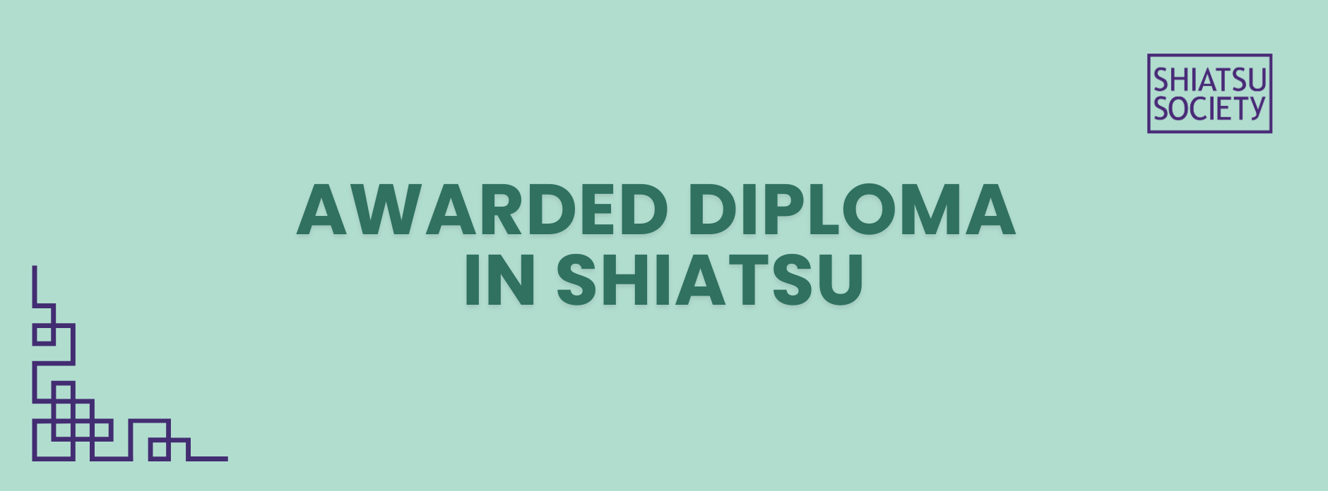 awarded diploma in shiatsu