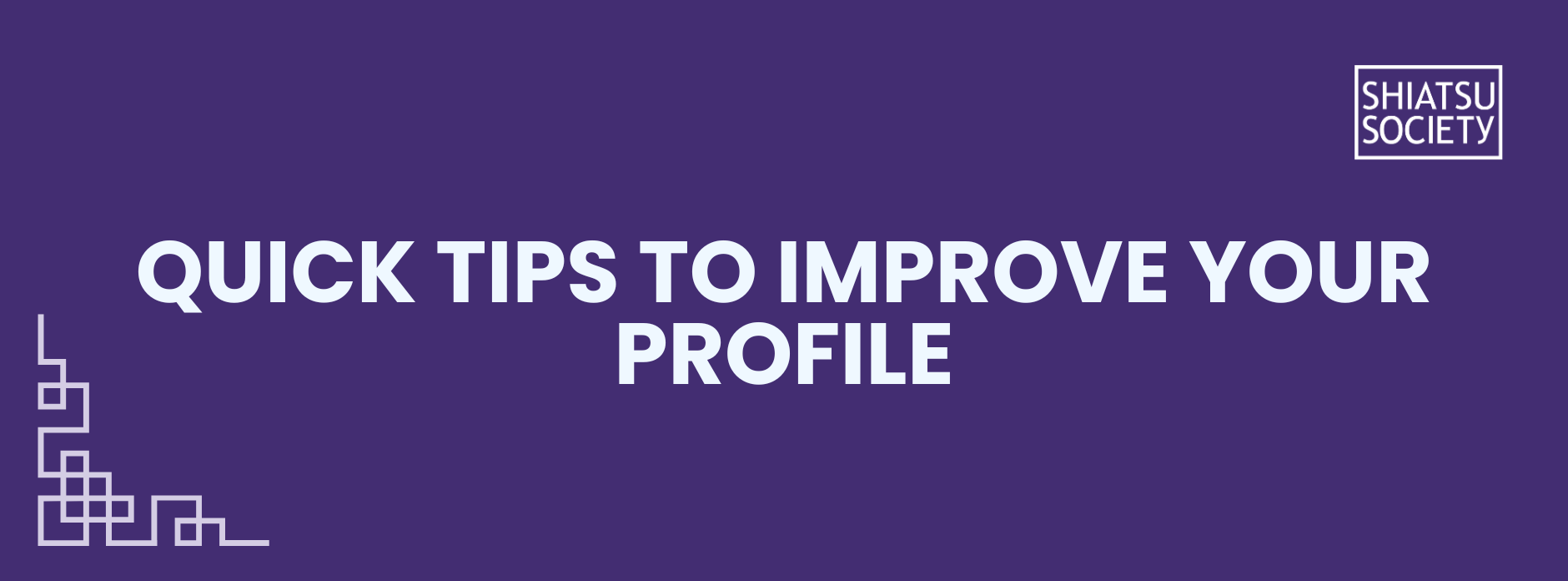 improve your profile 