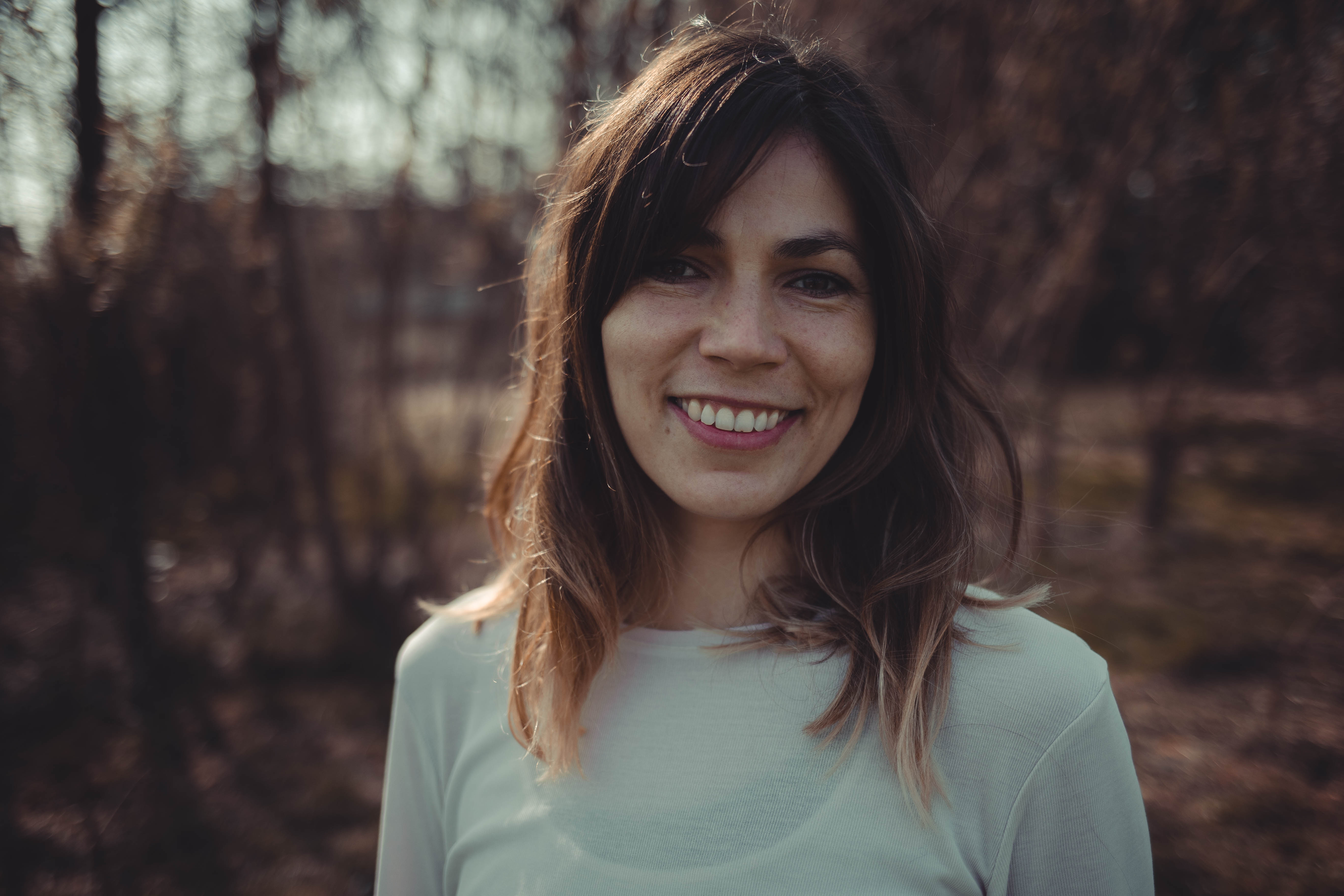 Portrait of Yngvil Zimmermann in natural environment