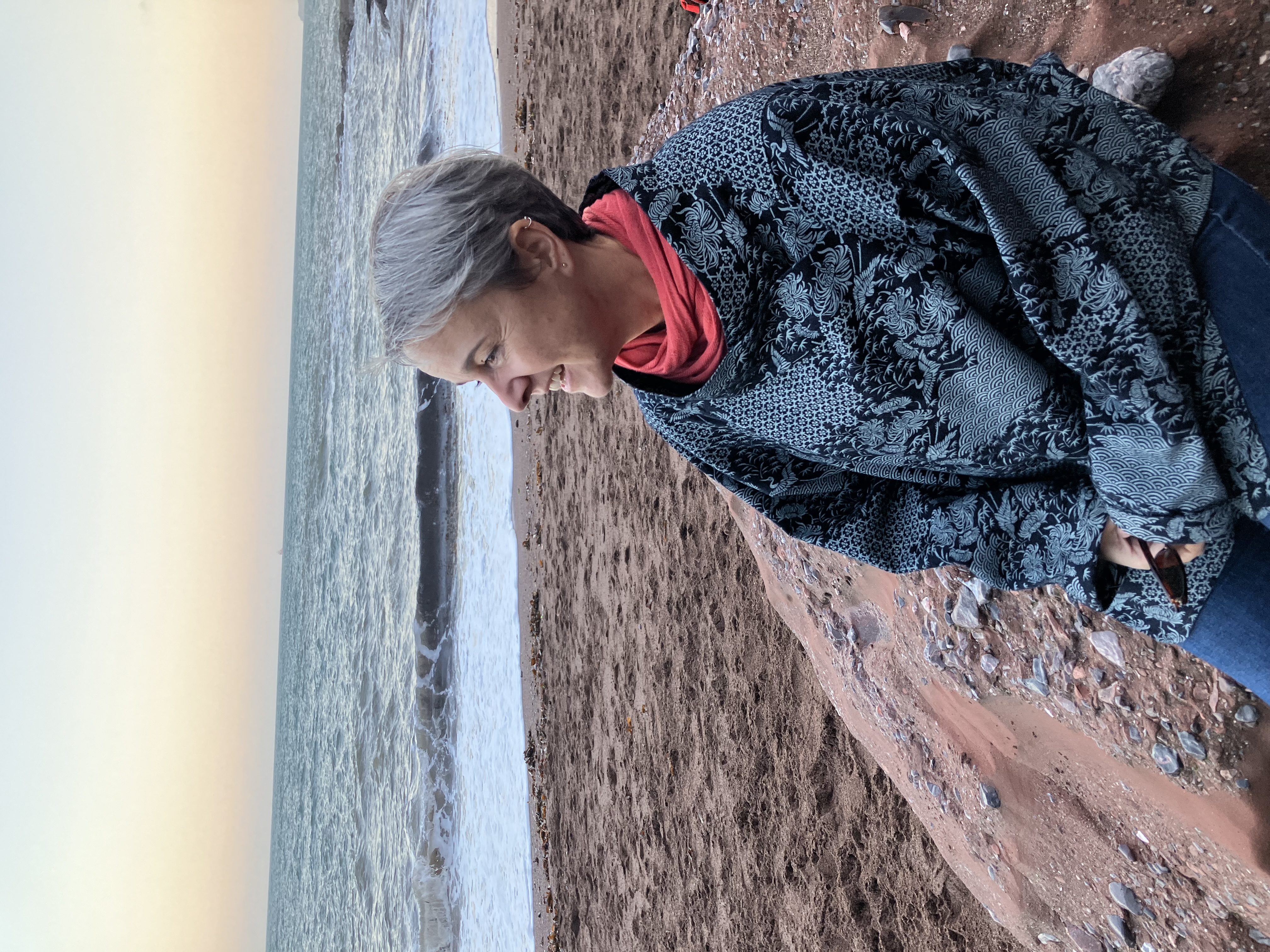Helen sat beside the sea