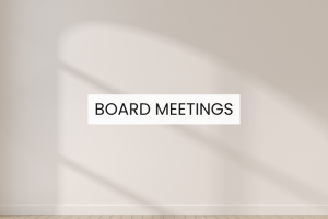 Board Meeting Minutes