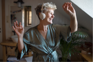image: woman dancing