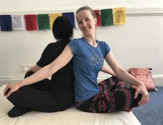 Warm up for Shiatsu Class with Pairs Yoga!