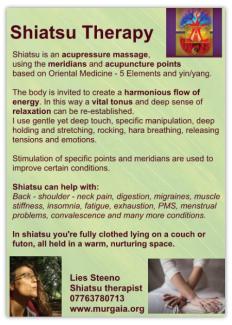 shiatsu leaflet