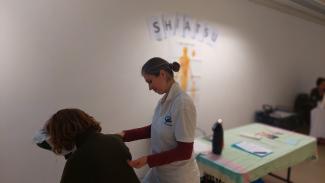 On-site Seated Shiatsu at Festivals and Events